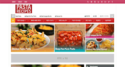 Desktop Screenshot of pasta-recipes.net