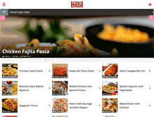 Tablet Screenshot of pasta-recipes.net